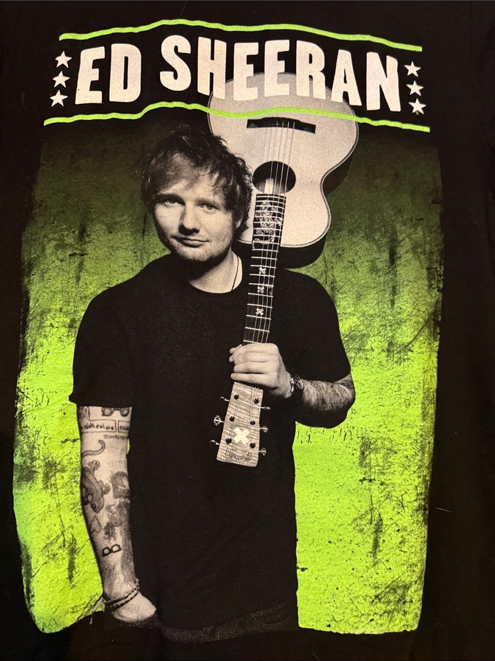 Ed Sheeran 2015 Tour small Rock me Tag